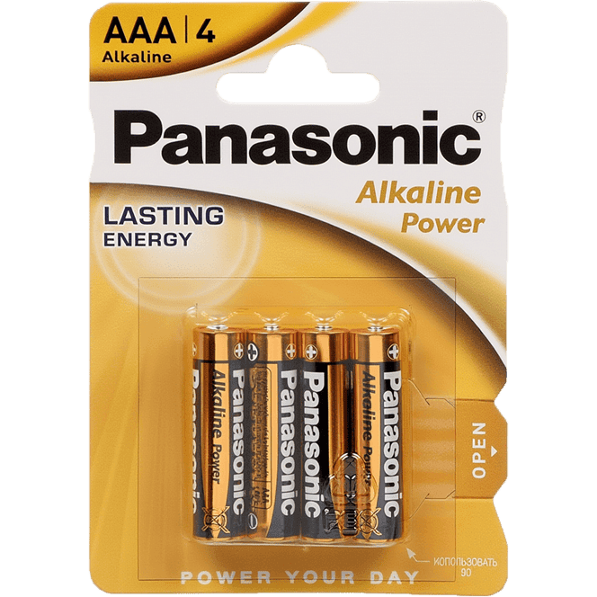 Батарейка Panasonic Мизинчик ААА Alcaline power