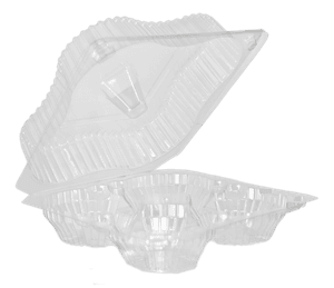 Контейнер пластиковый КР-15/4 "А" 152*152*58 мм, для 4-х корзиночек УП/Аналог КР-2 "А"