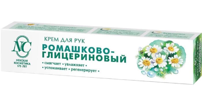 Крем для рук 50 мл НК, Ромашково-Глицериновый Крем для рук 50 мл НК, Ромашково-Глицериновый